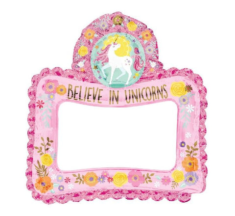 BELIEVE IN UNICORNS INFLATABLE FRAME