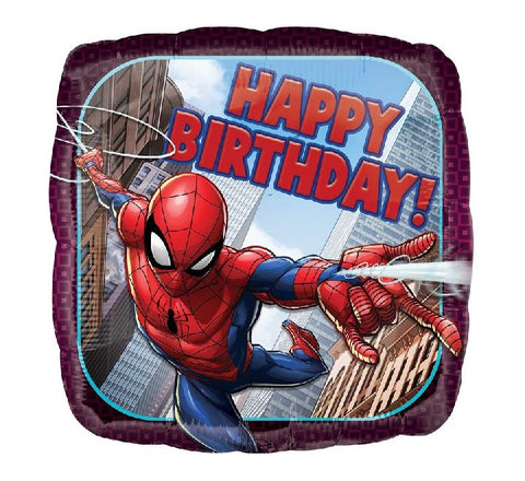 18IN SPIDERMAN HAPPY BIRTHDAY FOIL