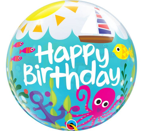 22IN BIRTHDAY MARITIME FUN BUBBLE