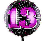 13TH PINK HAPPY BIRTHDAY 31" FOIL BALLOON