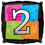 2ND BIRTHDAY FOIL BALLOON 18"