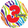 3RD BIRTHDAY FOIL BALLOON 18"