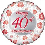 40 YEARS TOGETHER FOIL BALLOON 18"