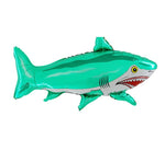 30in GREEN SHARK SHAPED FOIL BALLOON