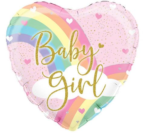 18IN PASTEL RAINBOW GIRL FOIL BALLOON