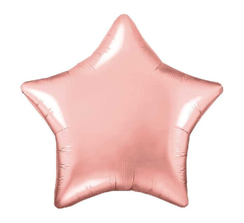 48CM ROSE GOLD STAR FOIL BALLOON