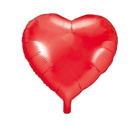45CM RED HEART FOIL BALLOON HEART