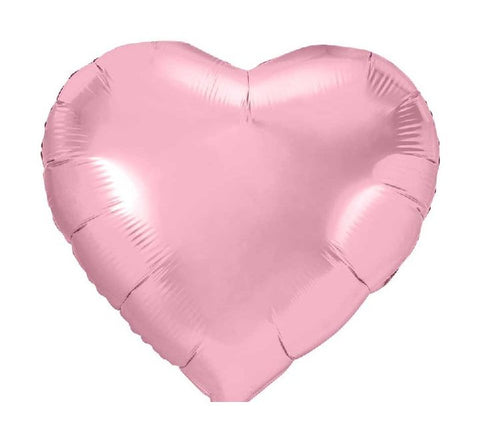 61cm LIGHT PINK HEART FOIL BALLOON