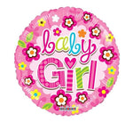18IN BABY GIRL FLOWER GELLIBEAN FOIL