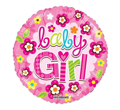 18IN BABY GIRL FLOWER GELLIBEAN FOIL