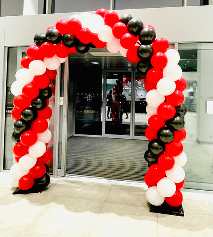 Balloon Arch Decor 6 Metres Done for Audi