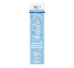 9FT GLITZ BLUE 18 BANNER