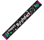 9FT MUSIC MEDIA BIRTHDAY BANNER