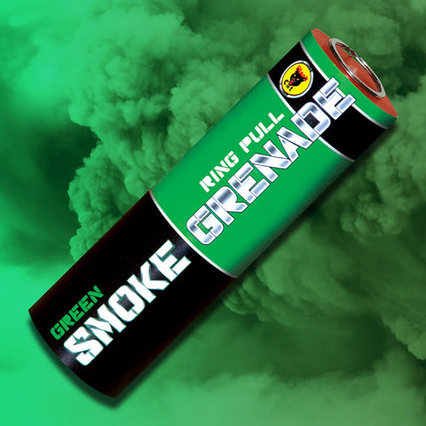 SMOKE GRENADE BLACK CAT 75 SEC GREEN