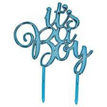 ITS A BOY CAKE TOPPER BLUE