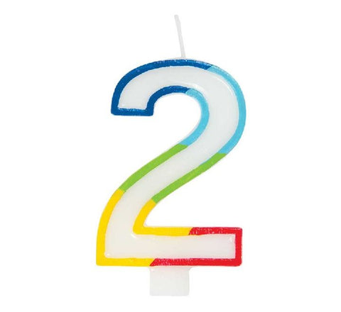 NO. 2 RAINBOW BORDER CANDLE