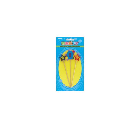 NUMBER 0 CANDLE SET