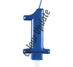 METALLIC BLUE NUMBER 1 BIRTHDAY CANDLE
