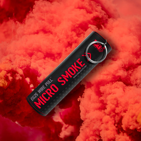 EG25: Wire Pull® Micro Smoke Grenade RED
