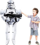 amscan 3040101 - Awk: Star Wars Storm Trooper Foil Airwalker Balloon P93