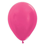 Metallic Fuchsia Balloons – 10″ Latex