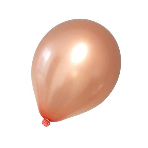 Metallic Rose Gold Balloons – 10″ Latex