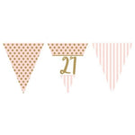 21st Pink Chic Paper Bunting
