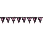 50th Pink Celebration Foil Bunting