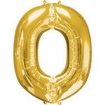 Gold Letter O Balloon - 34" Foil