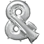 Silver & Shaped Balloon - 34" Foil