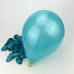 Standard Teal Balloons – 10″ Latex