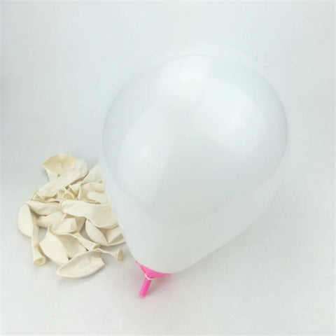 Standard White Balloons – 10″ Latex