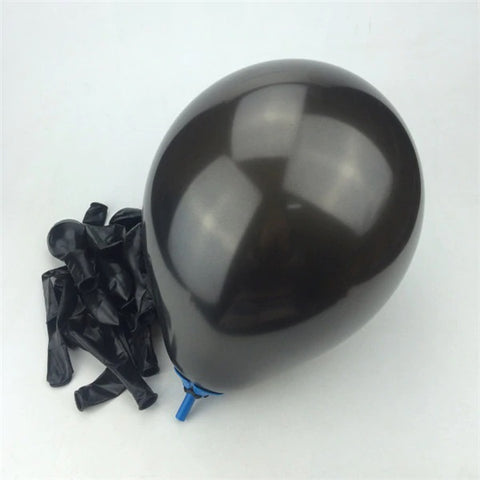 Standard Black Balloons – 9″ Latex