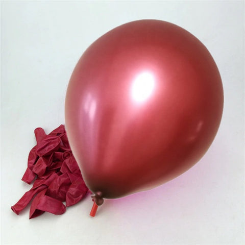 Standard Burgundy Balloons – 9″ Latex