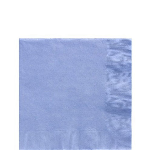 Baby Blue Beverage Napkins - 25cm