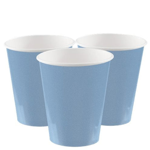 Baby Blue Paper Party Cups - 266ml
