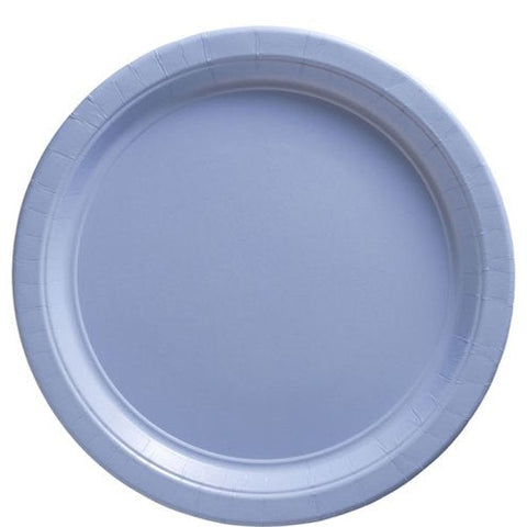 Baby Blue Paper Plates - 23cm
