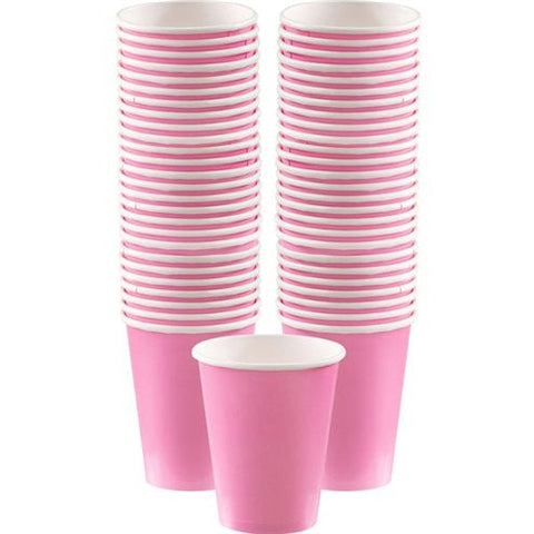 Baby Pink Paper Coffee Cups - 340ml