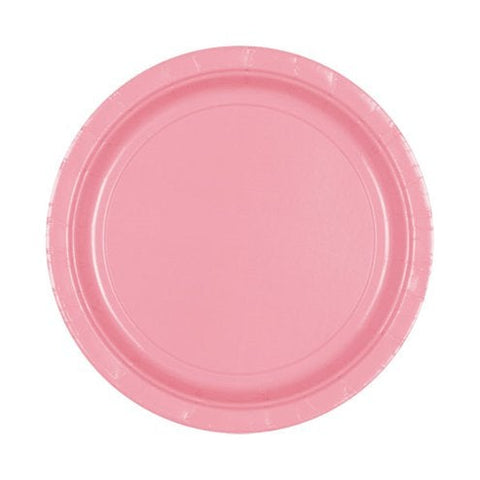 Baby Pink Paper Plates - 18cm