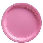 Baby Pink Paper Plates - 23cm