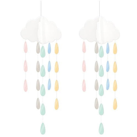 Baby Wishes Hanging Clouds & Droplets