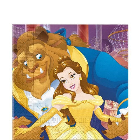 Beauty & The Beast Paper Napkins - 33cm