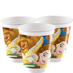 Beauty & The Beast Plastic Party Cups - 200ml