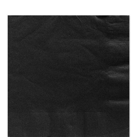 Black Luncheon Napkins - 33cm