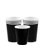 Black Paper Party Cups - 266ml