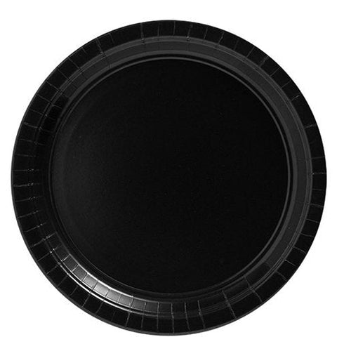 Black Paper Plates - 23cm