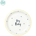 Born To Be Loved Paper Party Plates - 19cm