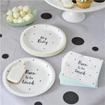 Born To Be Loved Paper Party Plates - 19cm