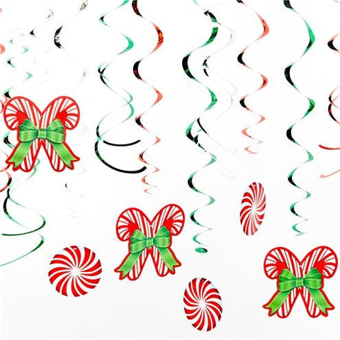 Candy Cane Pack of Swirls - 61cm