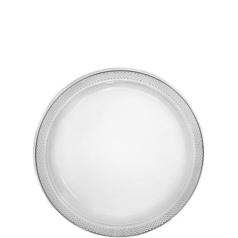 Clear Plastic Plates - 18cm